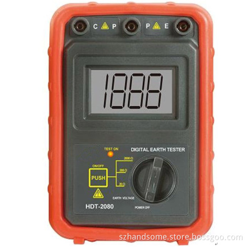 HDT-2080 Digital Earth Resistance Meter, Resistance Tester